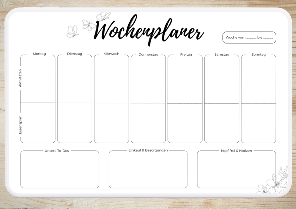 Wochenplaner_2 Wochenplaner 2